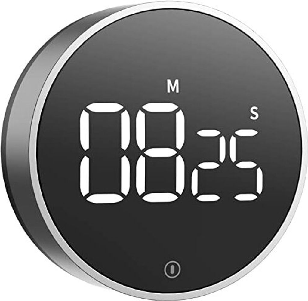 Vocoo Digital Kitchen Timer - Magnetischer Countdown 3 Volumenstufen, Ei großer LED -Bildschirm Home Fitness Klassenzimmer (einschließlich Batter...