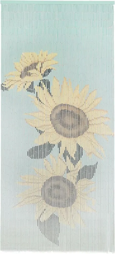 Moustiquaire de porte en Bambou 90x200 cm - Rideau Anti-Insectes Deco