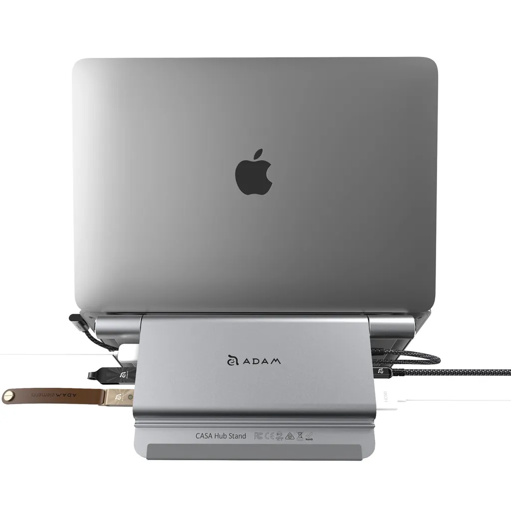 ADAM elements Hub USB-C avec support pliable pour iPad Pro et MacBook Air - 3