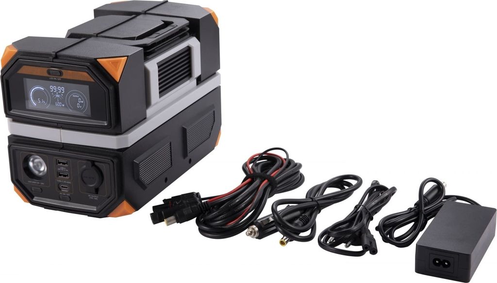 Stacja ładująca Technaxx TX-202, 504Wh, 600W, USB-C, USB-A, Zdjęcie produktu 2