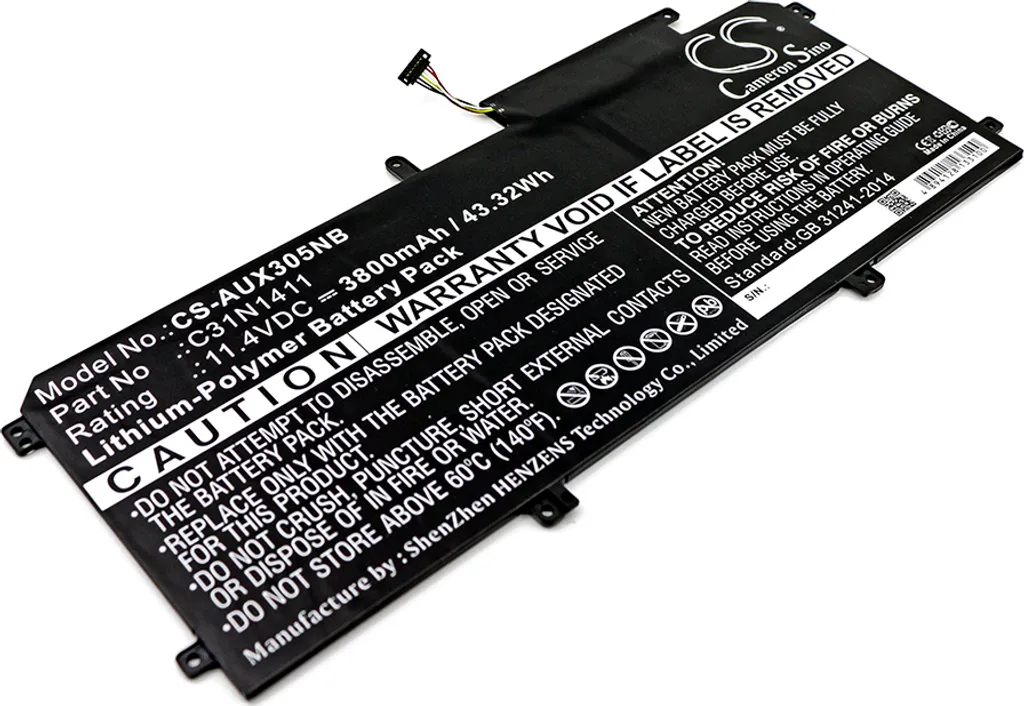 Batterie PC Portable Asus ZenBook UX305CA U305FA 13.3 pouces Techtek