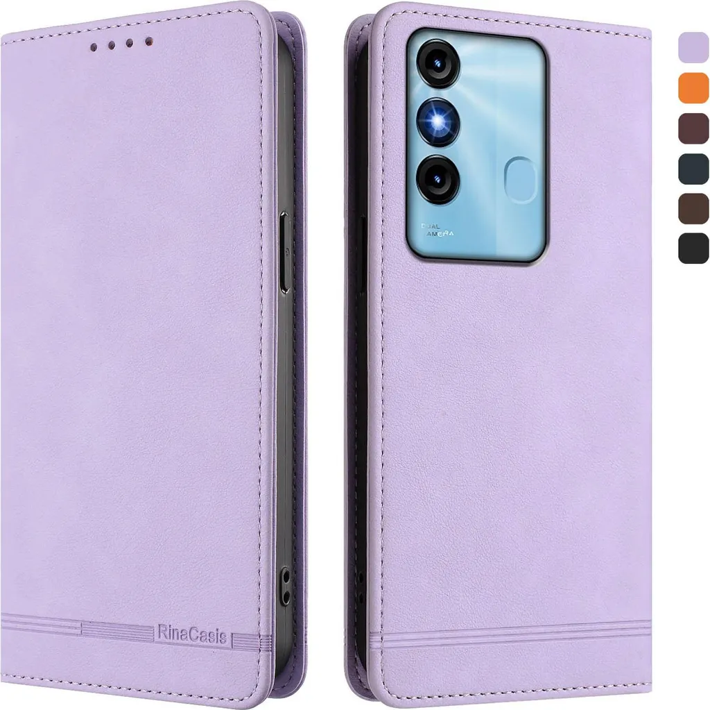 Custodia itel Vision 3 / P38 a Prova di Bambino: Cover Viola Multi-Uso