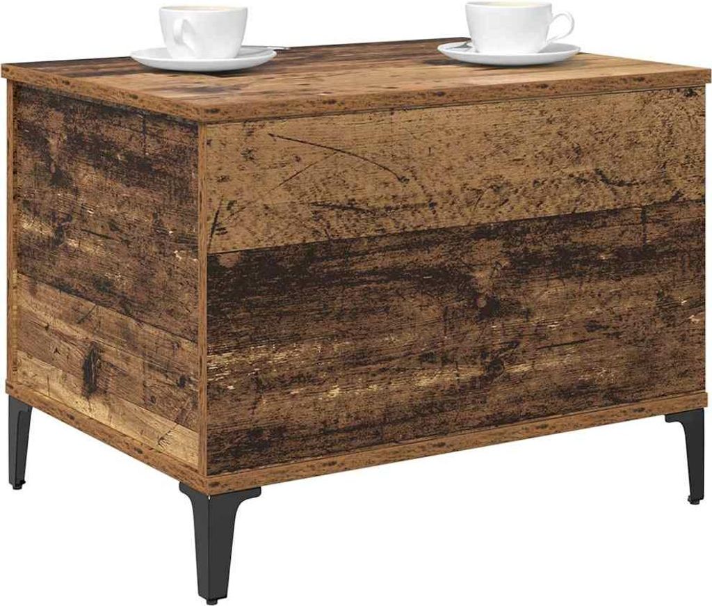(Design 2026) Couchtisch Altholz 60 x 44,5 x 45cm Holzwerkstoff - HOMMIE 252140 - Couchtische