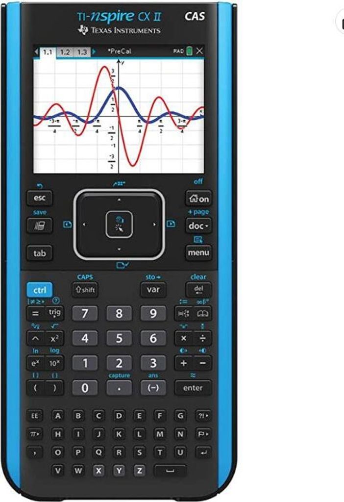 Texas Instruments TI NSPIRE CX II-T CAS calcolatrice Tasca Immagine del prodotto 