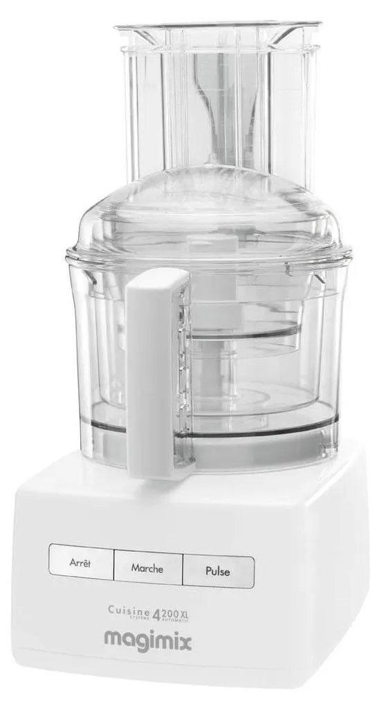 Robot Magimix 4200 XL Blanc : Multifonctionnel et Puissance Pro
