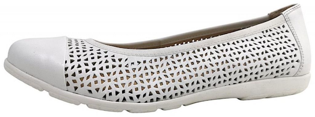 Caprice, scarpe da donna, ballerine, colore bianco, casual Immagine del prodotto 