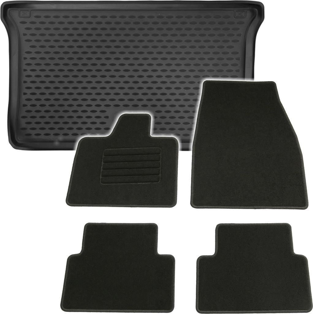 Gummi-Kofferraumwanne + Fußmatten Set für BMW i3, Bj. Produktbild 