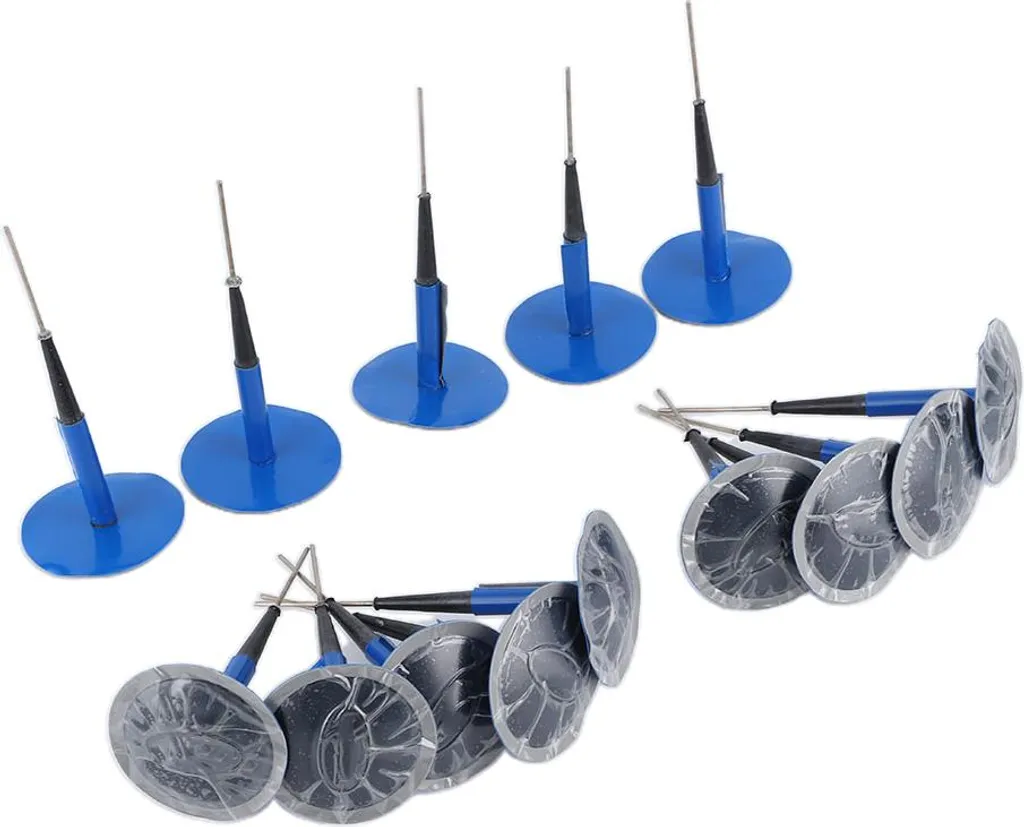 14 Patchs Crevaison 250UL 6mm Mushroom Plug pour Pneu Auto Moto