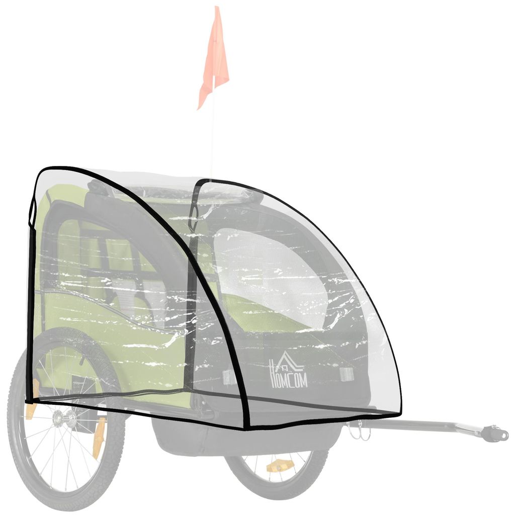 Housse de protection contre la pluie pour remorque enfant, Image du produit 