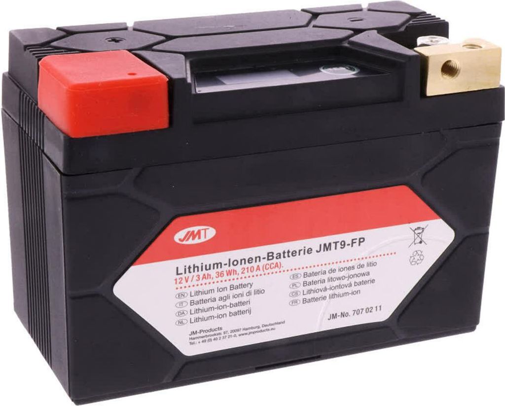 JMT Lithium-Batterie 9-FP 12V 3Ah