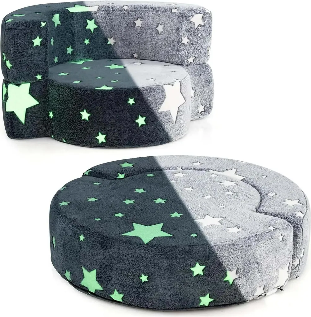 Petit banc enfant 2 en 1 lavable et lumineux pour nuits sereines