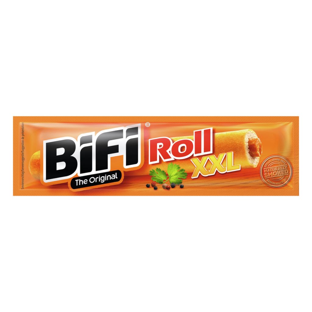 BiFi Roll XXL Weizengebäck mit knackiger extra langer Minisalami 70g