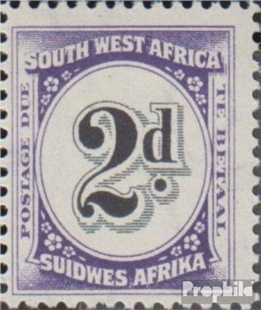 Briefmarken Namibia - Südwestafrika 1931 Mi P88 gestempelt Portomarken