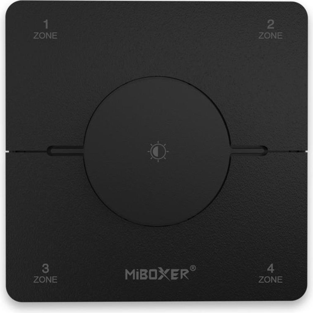 MiBoxer K0S LED-Wandfernbedienung CCT – 4 Zonen, 2 Kanal 2,4 GHz Funkfernbedienung