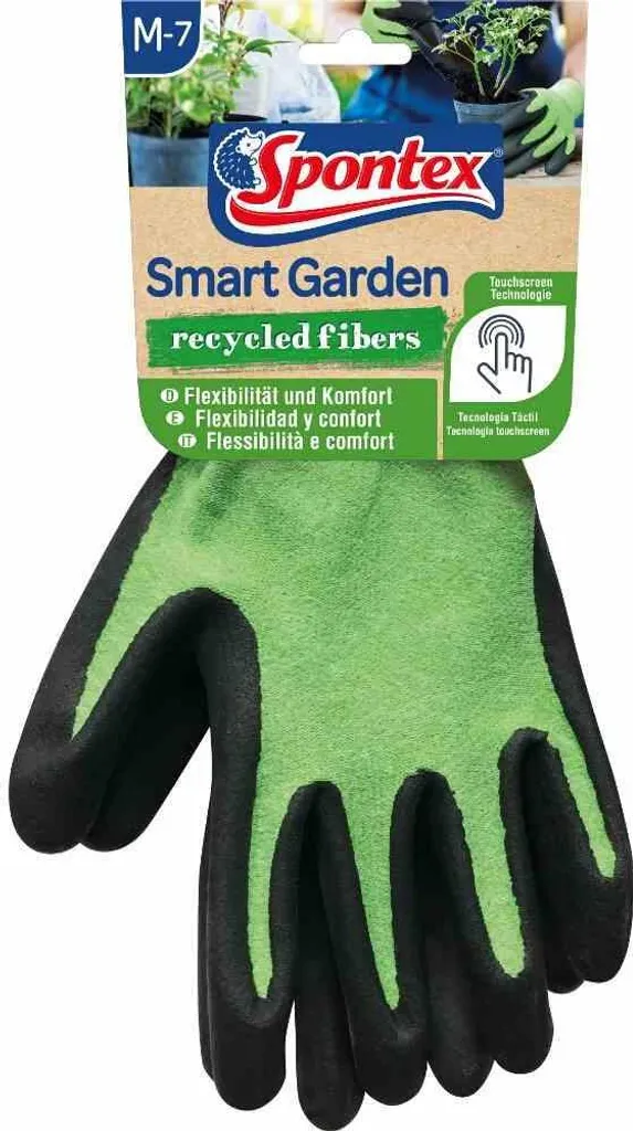 Spontex Smart Garden Gants de jardinage en taille 7 de haute précision