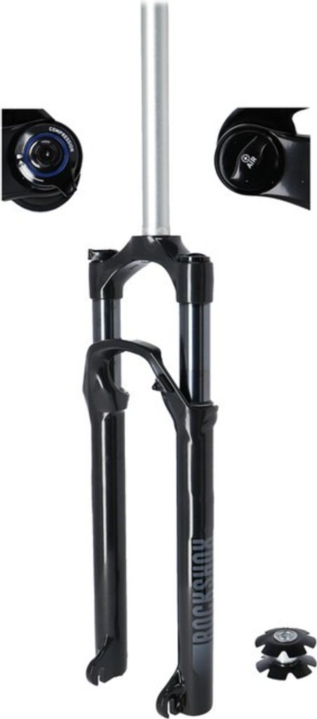 RockShox Federgabel Recon Silver RL 100mm DiscB 27.5'1 1/8,sw,9QR,Crown,SA,42off,D1, schwarz