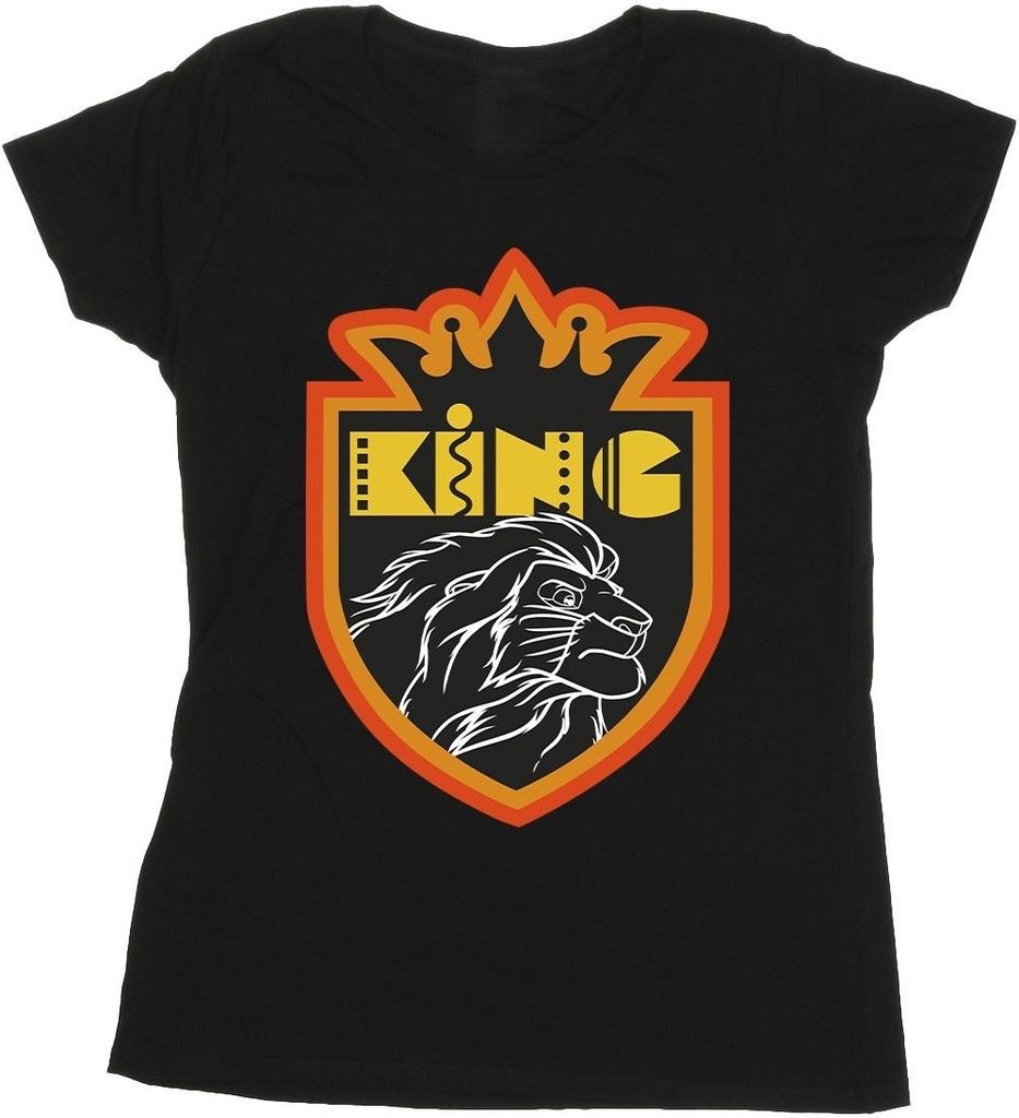 Disney - "The Lion King" T-Shirt für Damen BI25263 (XL) (Schwarz)