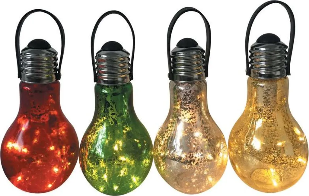 Ampoule Stella LED 9x18 cm - Pack de 24 Ampoules Décoratives à Pile AA
