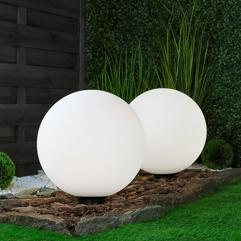 Éclairage de Terrasse Design Boule Lumineuse 40 cm pour Extérieur - 10