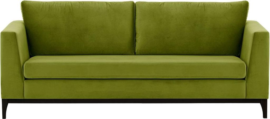 Dreisitzer-Sofa Gosena Wood-Velluto 9-black