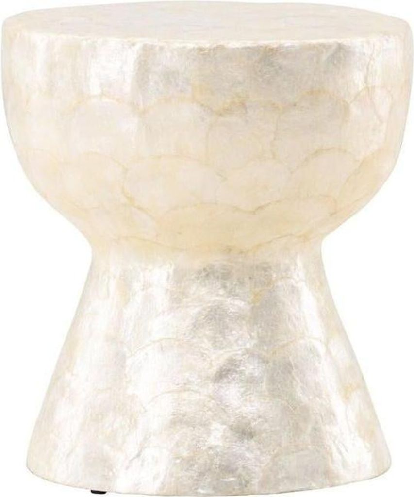 Couchtisch Sandön - Capiz - 40 cm - Beige