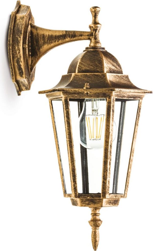 Vonkajšia nástenná lampa LO 4102 zlatá 1xE27x50W hliník Obrázok produktu 