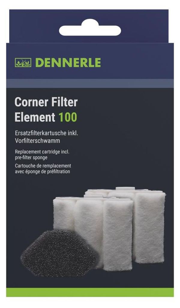 Dennerle Corner Filter Element 100, 2 Stück, Foam filter, 2 Produktbild 