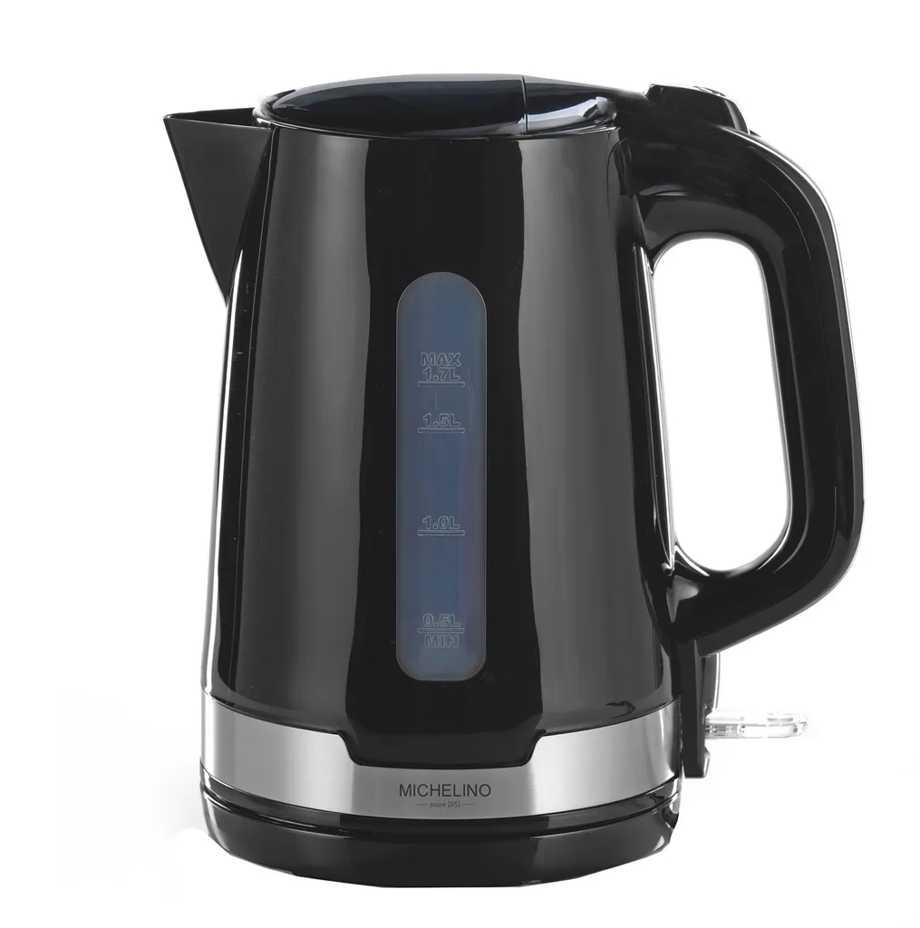 Bouilloire MICHELINO 1,7L noir 74247 : performance et design moderne - 2
