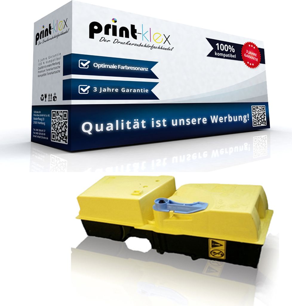 Kompatible Tonerkartusche für Kyocera8100 DN 1T02HPAEU0 TK820 TK 820 TK820Y TK 820Y TK-820Y Yellow Gelb - Office Plus Serie
