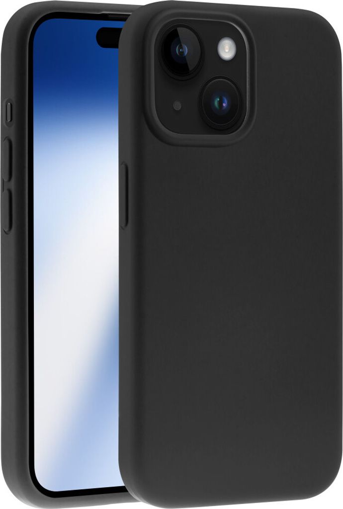 Mag Hype Cover für iPhone 15, Magnetic Wireless Charging Support schwarz (63886) Handyhülle