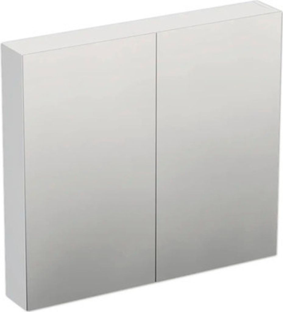 Jungborn Spiegelschrank TRENTA 80 x 14,4 x 72 cm weiß zu A8916 matt 2-türig IP 44