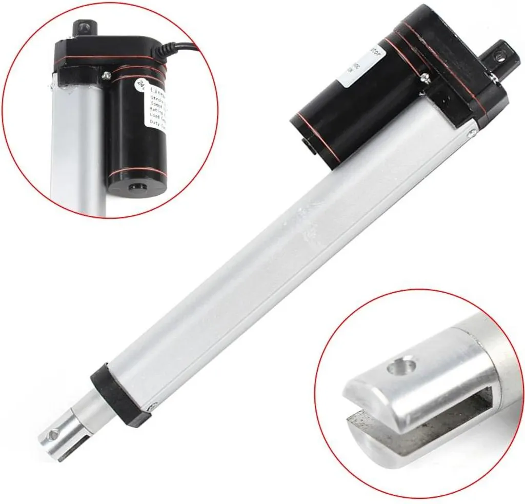 Attuatore Elettrico Argento Elegante - Movimento Lineare Fluido 12V