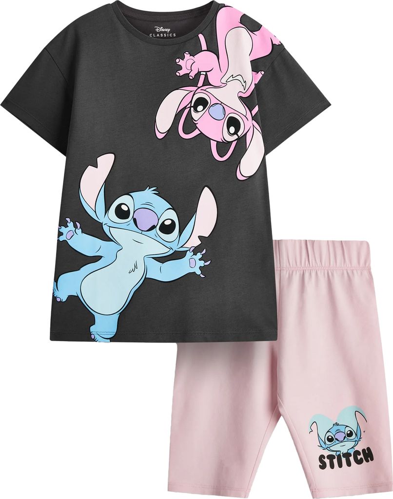 NAME IT Mädchen Stitch Shorts - Bequeme Sommer-Shorts Für Aktive Mädchen - Slim Fit Design