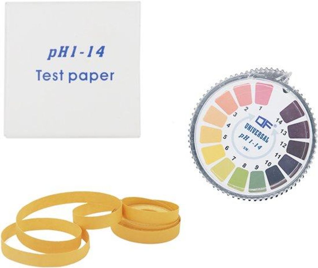 pH-Messstreifen auf Rolle - Universalpapierstreifen für pH-Werte (0-14) pH-Meter - pH-Wertprüfungsteststreifen