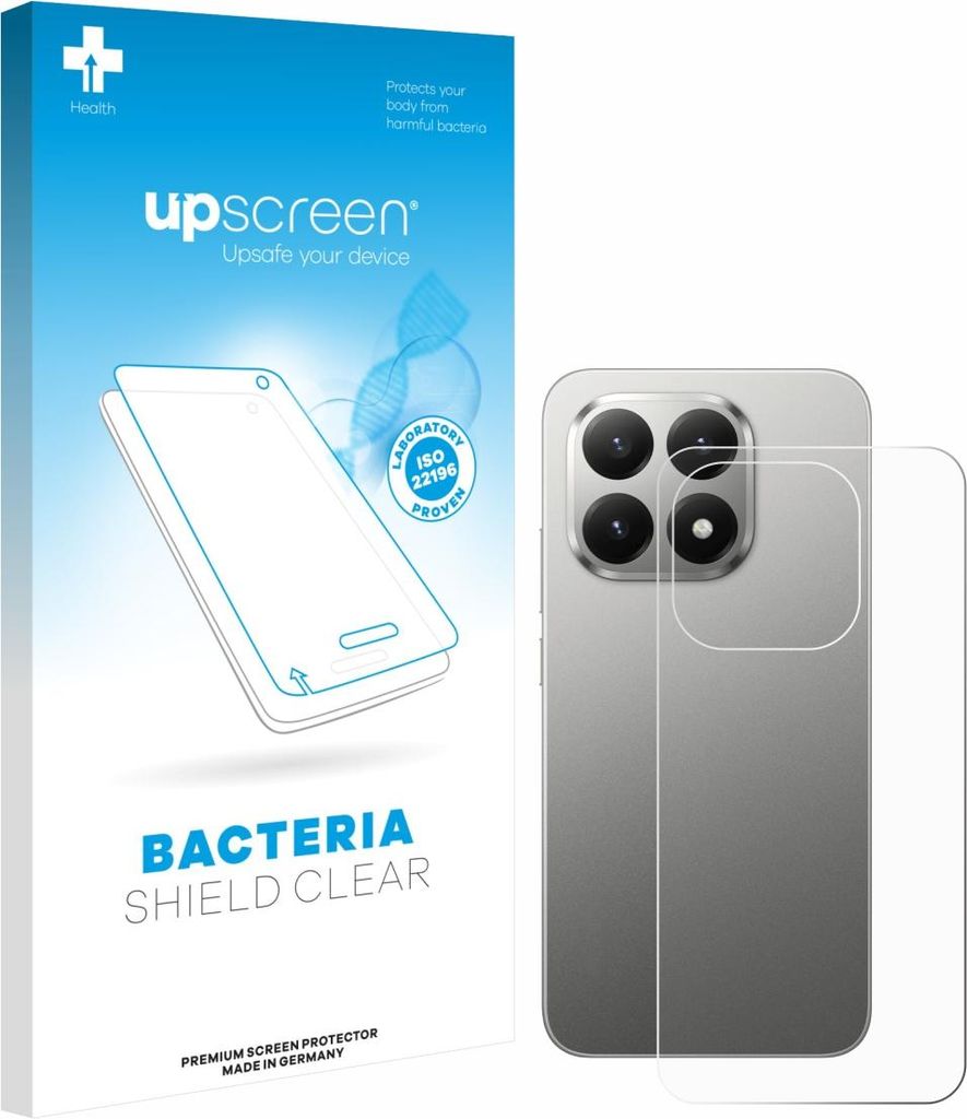 upscreen Schutzfolie für Xiaomi 15T (Rückseite) Displayschutz Displayschutzfolie Folie Klar antibakteriell