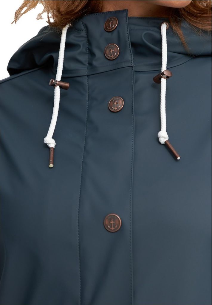 DERBE HAMBURG W-01-PU PENSBY FISHER Damen Regenjacke, Größe:44, Farbe:Navy/Navy