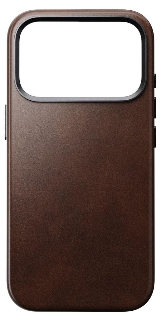 Nomad Traditionele lederen hoes voor iPhone 17 Pro, rustiek Productafbeelding 
