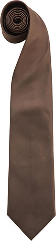 Premier Workwear PR765 | Krawatte Uni-Fashion / Colours - Farbe: Brown (ca. Pantone 476C) - Größe: 144 x 10 cm