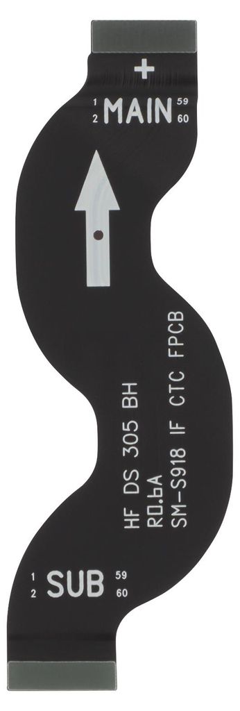 Samsung, Haupt-Flex Mainboard Verbindung Galaxy S23 Ultra, Schwarz