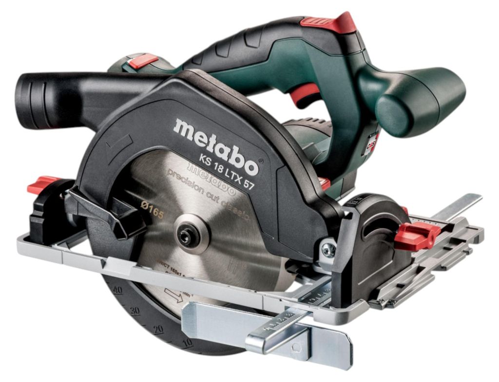 Metabo KS 18 LTX 57, Drewno, Czarny, Zielony, Czerwony, Zdjęcie produktu 