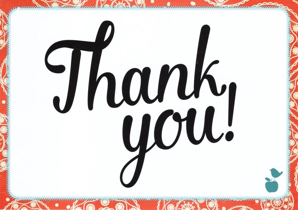 Postkarte MainSpatzen "Thank you!"