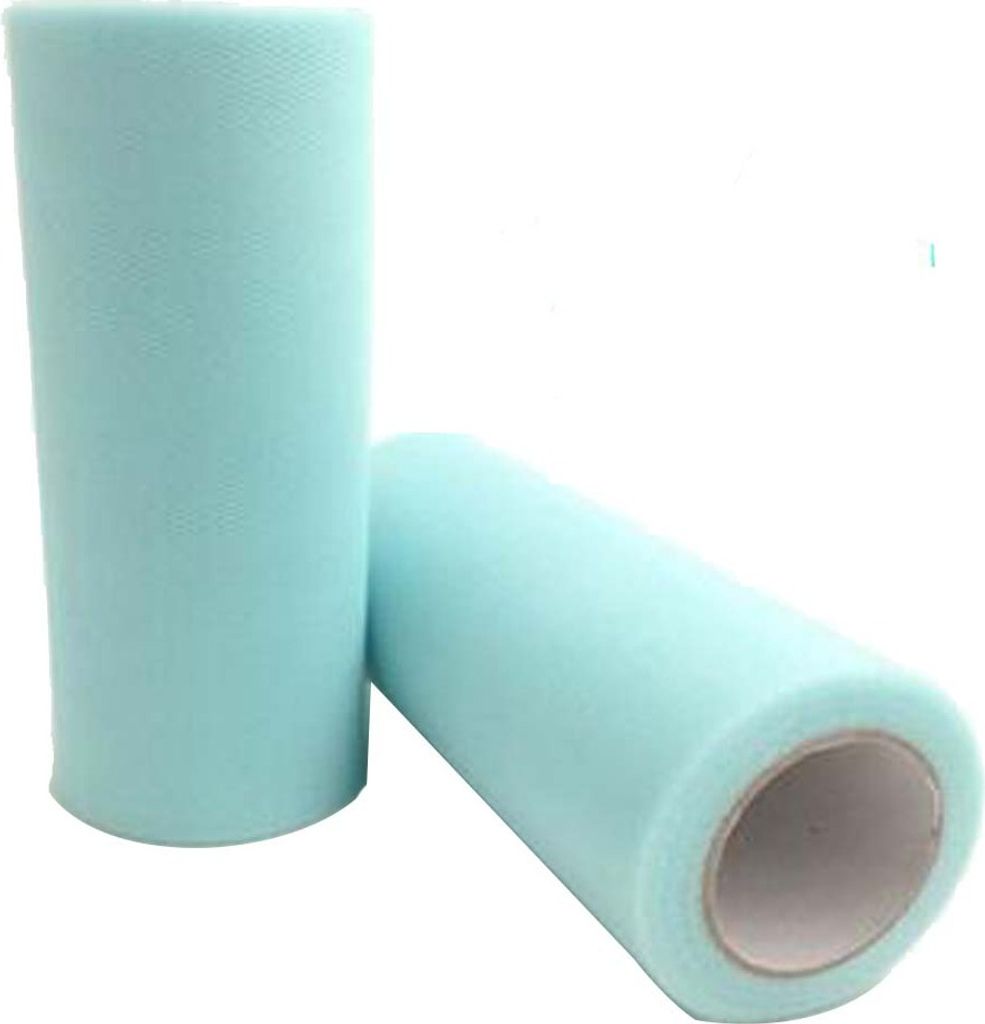 Tüllstoff 2 Rollen Bunt Tüll Meterware Tüll Rolle, Tüll Stoff Rollen, 15cm x 90M Tüllband Tüll Dekostoff, Tüllrolle für DIY Basteln Tutu R...