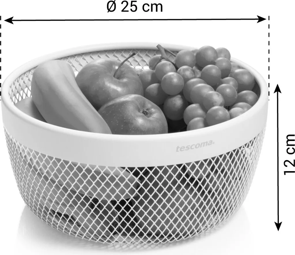 Corbeille à Fruits ONLINE Tescoma Structure Aérée en Acier Durable - 6
