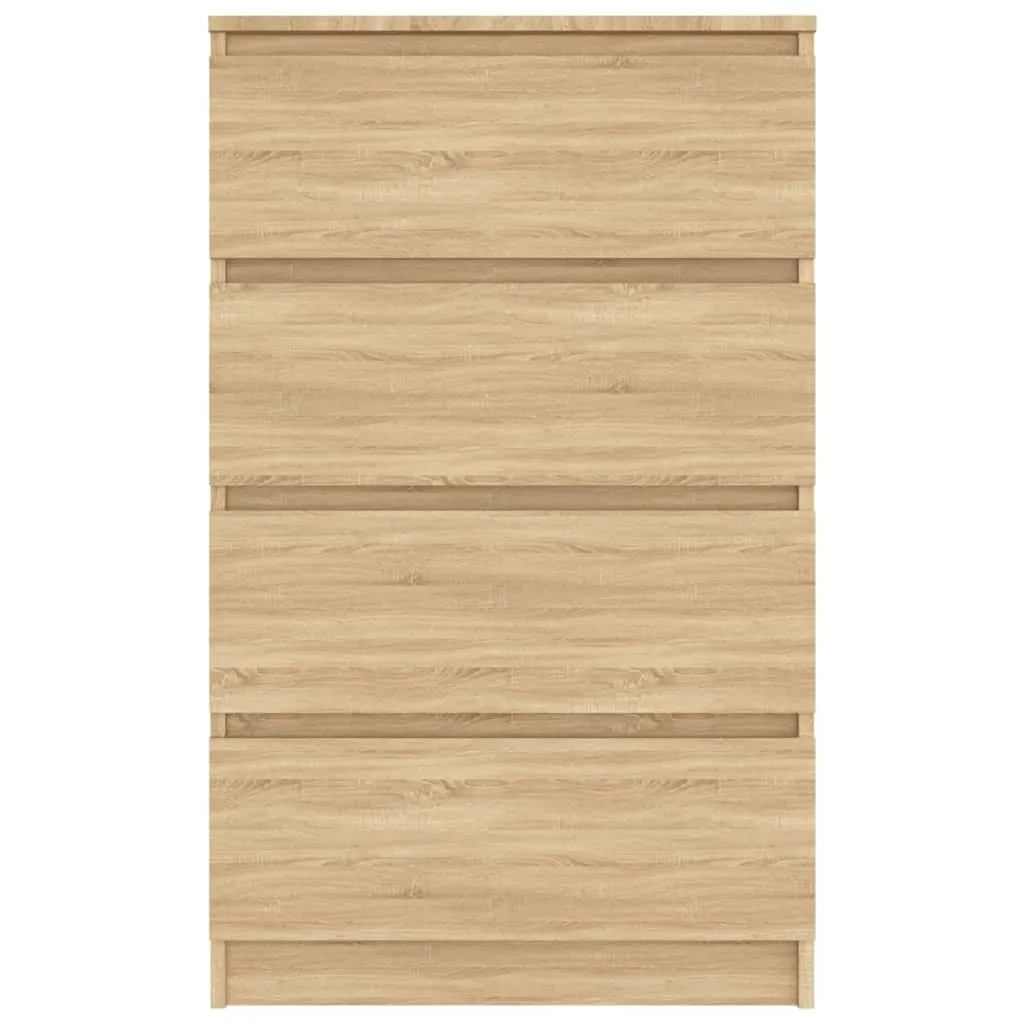 Maison Exclusive - Credenza Sonoma-Rovere 60x35x98,5 cm Materiale ligneo - 6