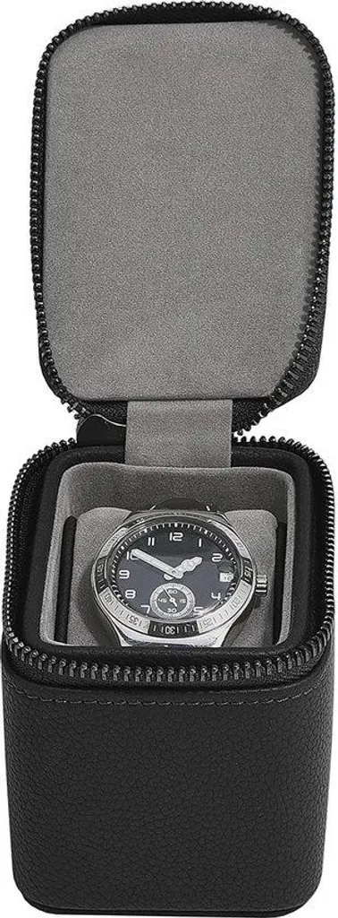 Boîte de rangement empilable noire compartimentée pour bureau et maison