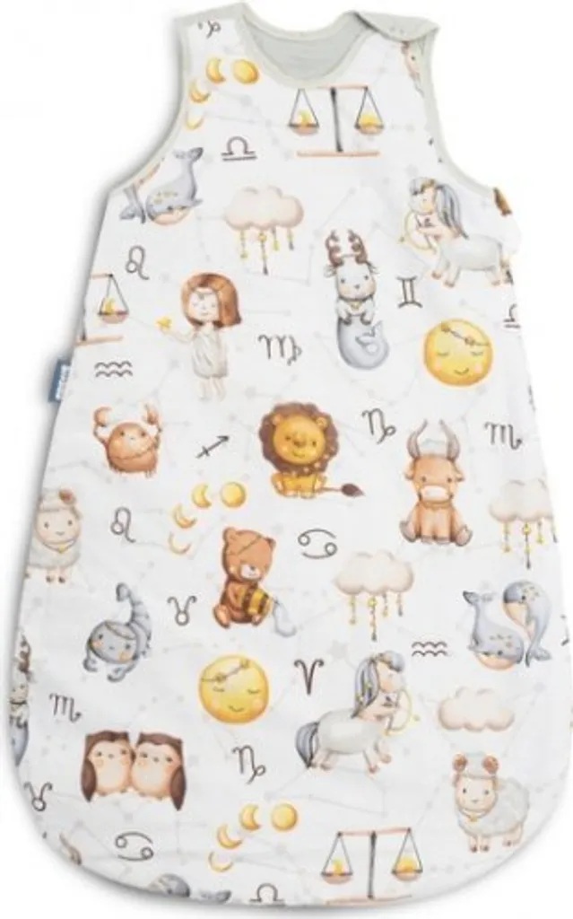 Sac de couchage en mousseline Zodiac gris 80x50cm coton pour bébé