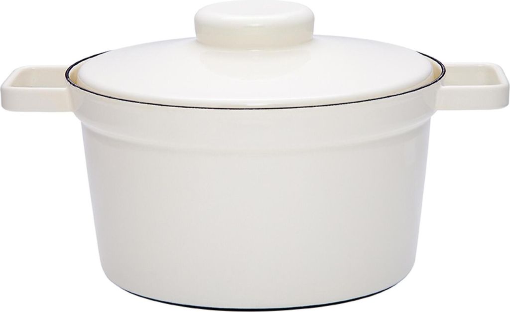 Riess Aromapot Topf mit Deckel 24cm weiß 2106-212 Produktbild 