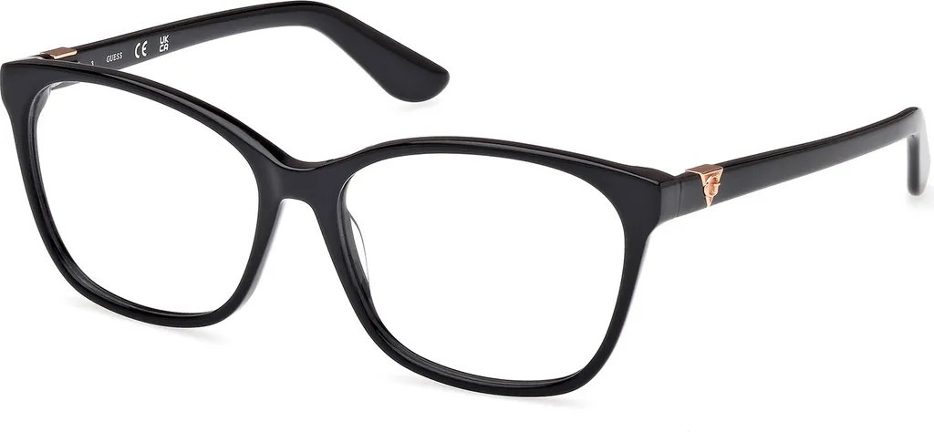 Lunettes de vue Guess GU2949-N 001 Noir Brillant Taille 53 pour Femme