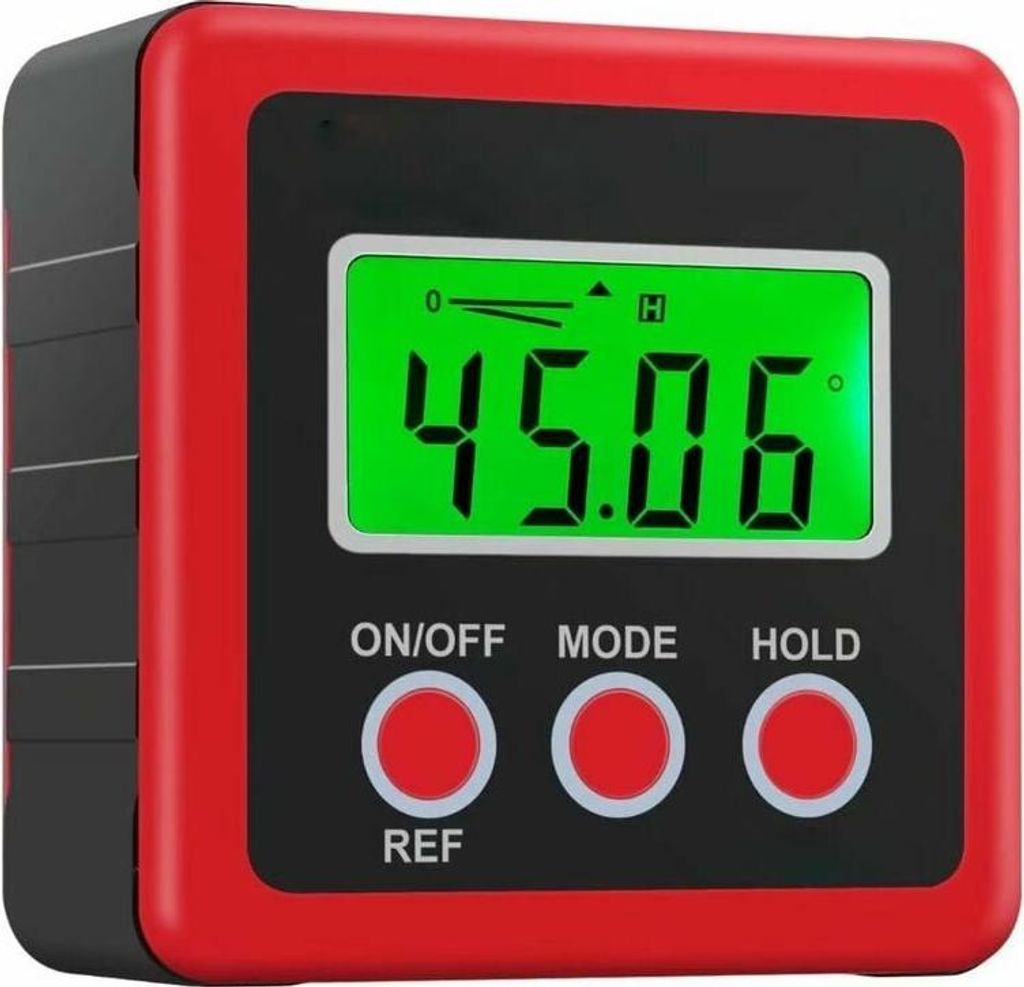 Magnetischer Winkelmesser für magnetische Tischkreissägen – Digitaler Neigungsmesser – Winkelwürfel (0 bis 90 Grad) – Digitaler Winkelmess...