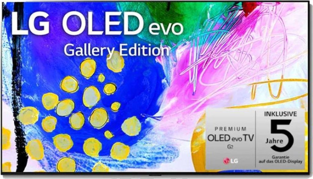 LG OLED evo Gallery Edition OLED97G29LA 2,46 m (97") 4K Ultra HD Smart-TV WLAN Schwarz, Silber